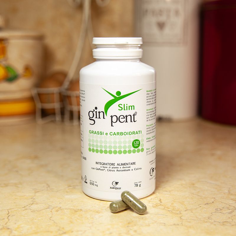 GinPent Slim, integratore alimentare brucia grassi a base di pianta Ginpent